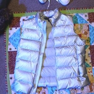 Silver coat size xl for girls by polo